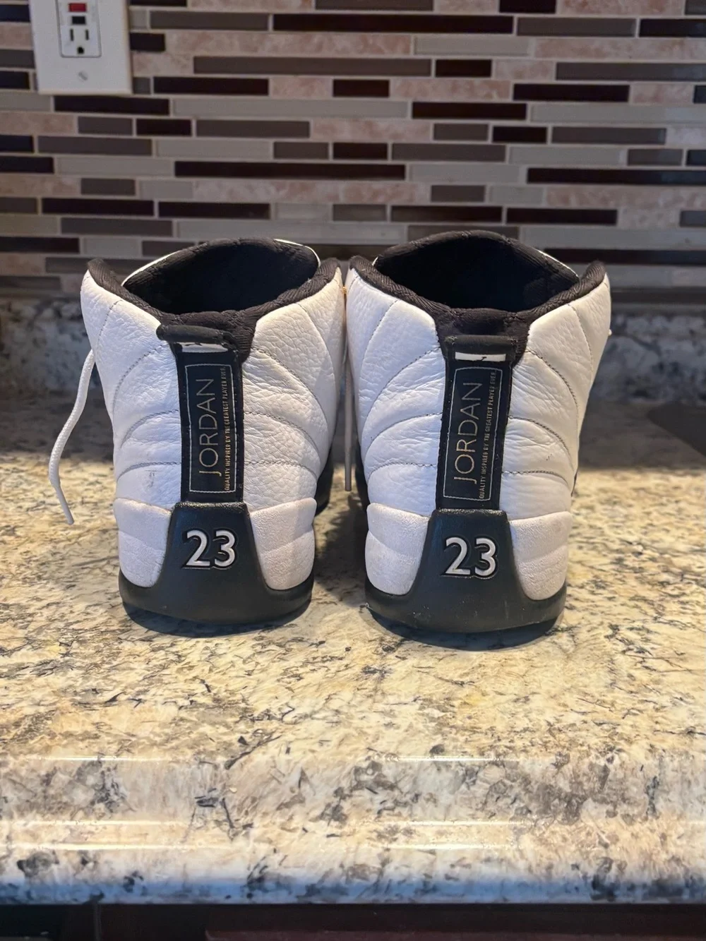 Nike Men’s High-Top Basketball Shoes White, Black & Gold